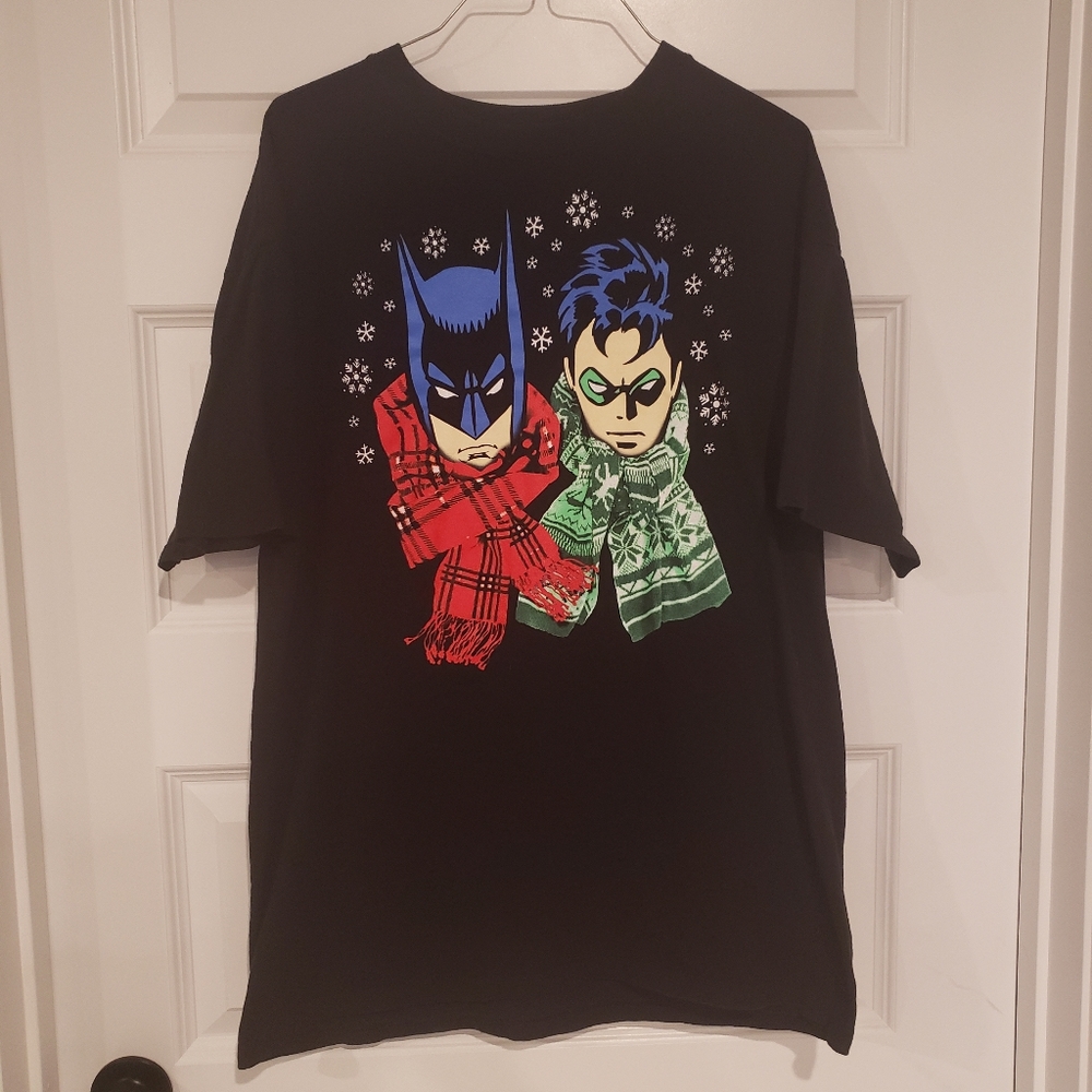 Batman/Robin Christmas Tee SZ L